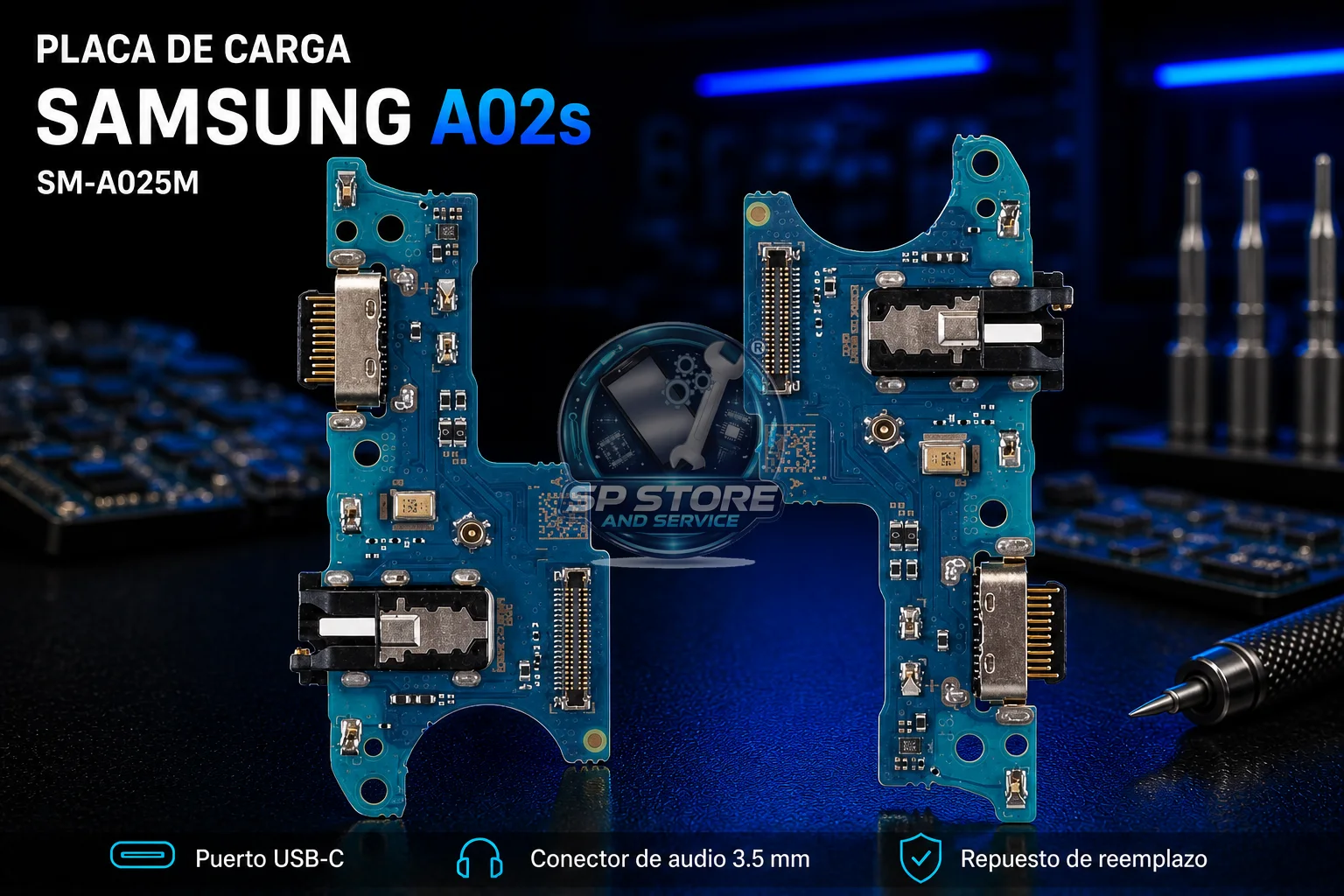 PLACA CARGA SAMSUNG A02S — A02S