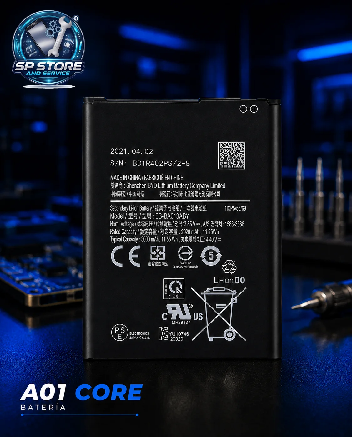 BATERÍA PARA SAMSUNG A01 CORE — A01 CORE