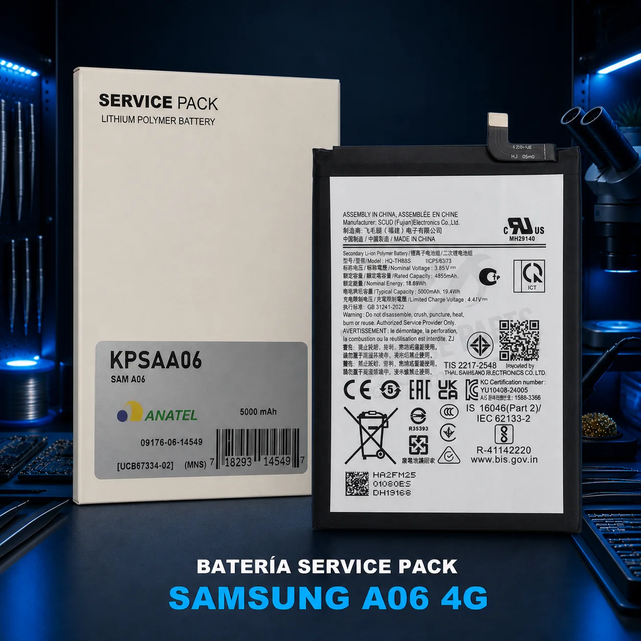 BATERIA SAMSUNG A06 SERVICE PACK