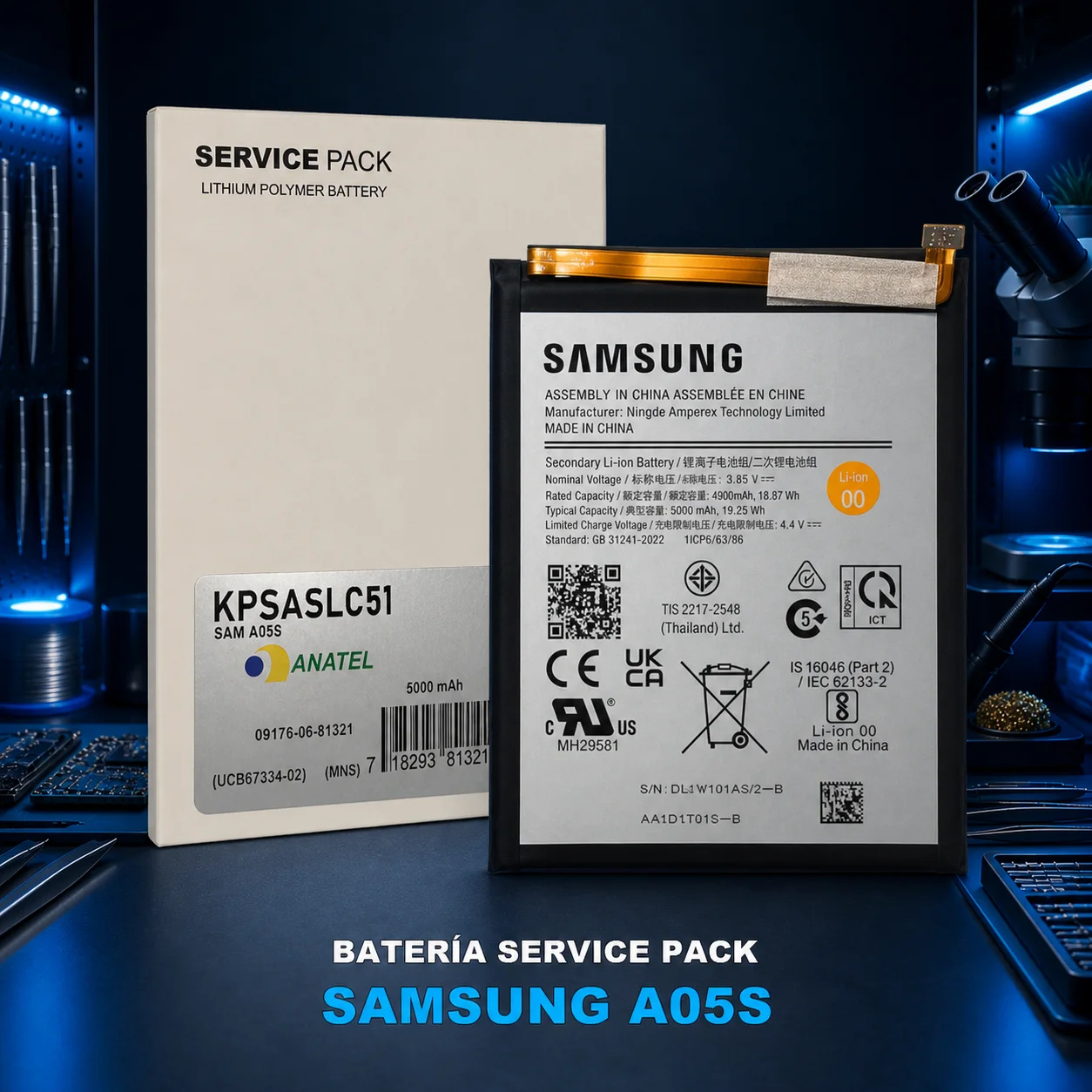 BATERÍA SAMSUNG A05S SERVICE PACK