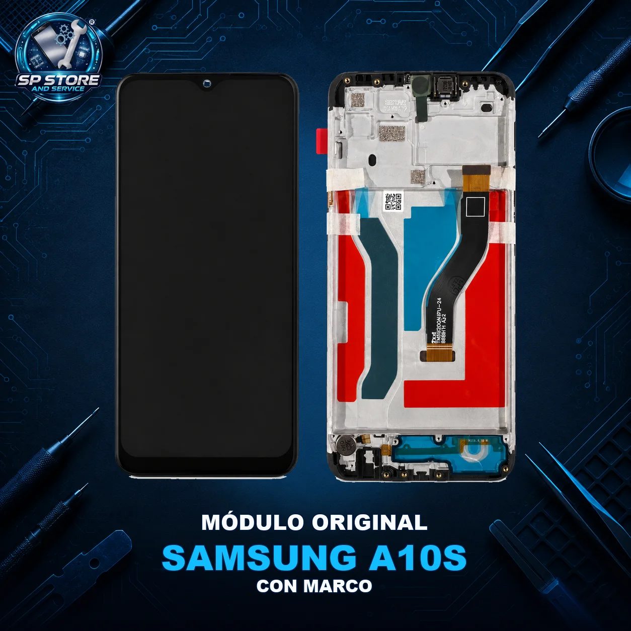 MODULO ORIGINAL SAMSUNG A10S CON MARCO