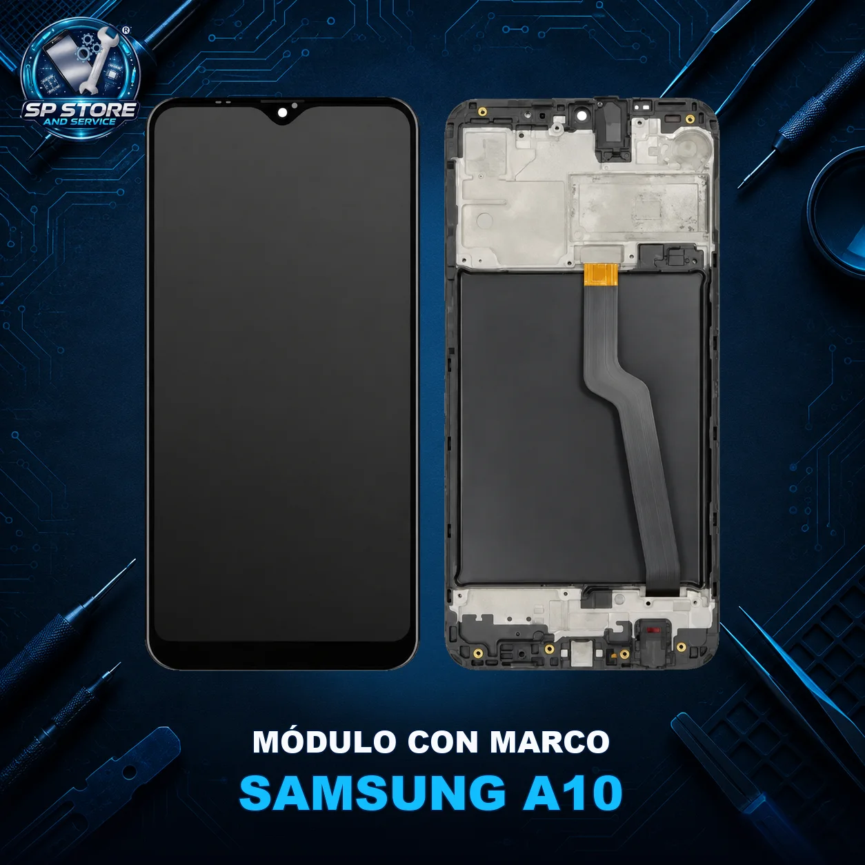 MODULO SAMSUNG A10 CON MARCO