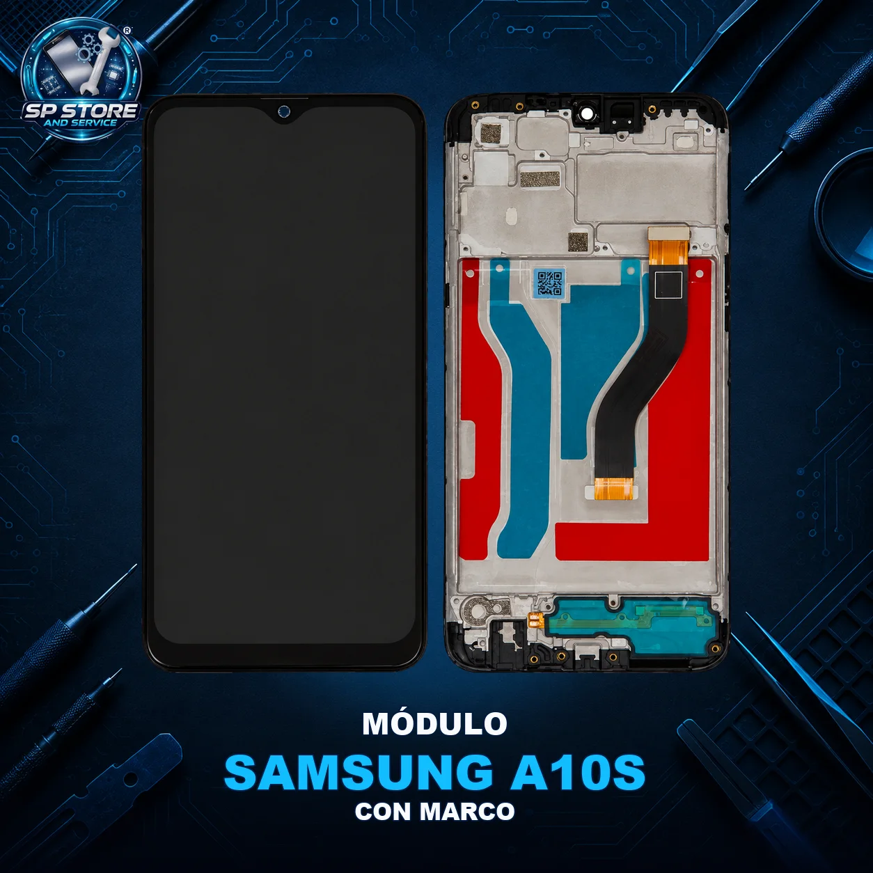 MODULO SAMSUNG A10S CON MARCO
