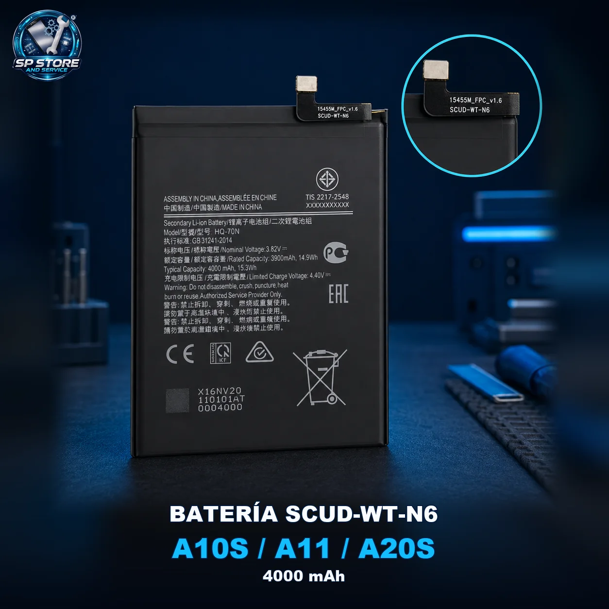 BATERÍA SAMSUNG A10S/A11/A20S