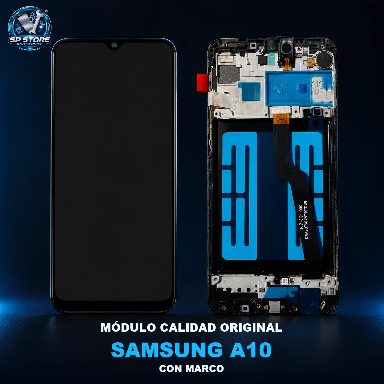 MODULO ORIGINAL SAM A10 CON MARCO