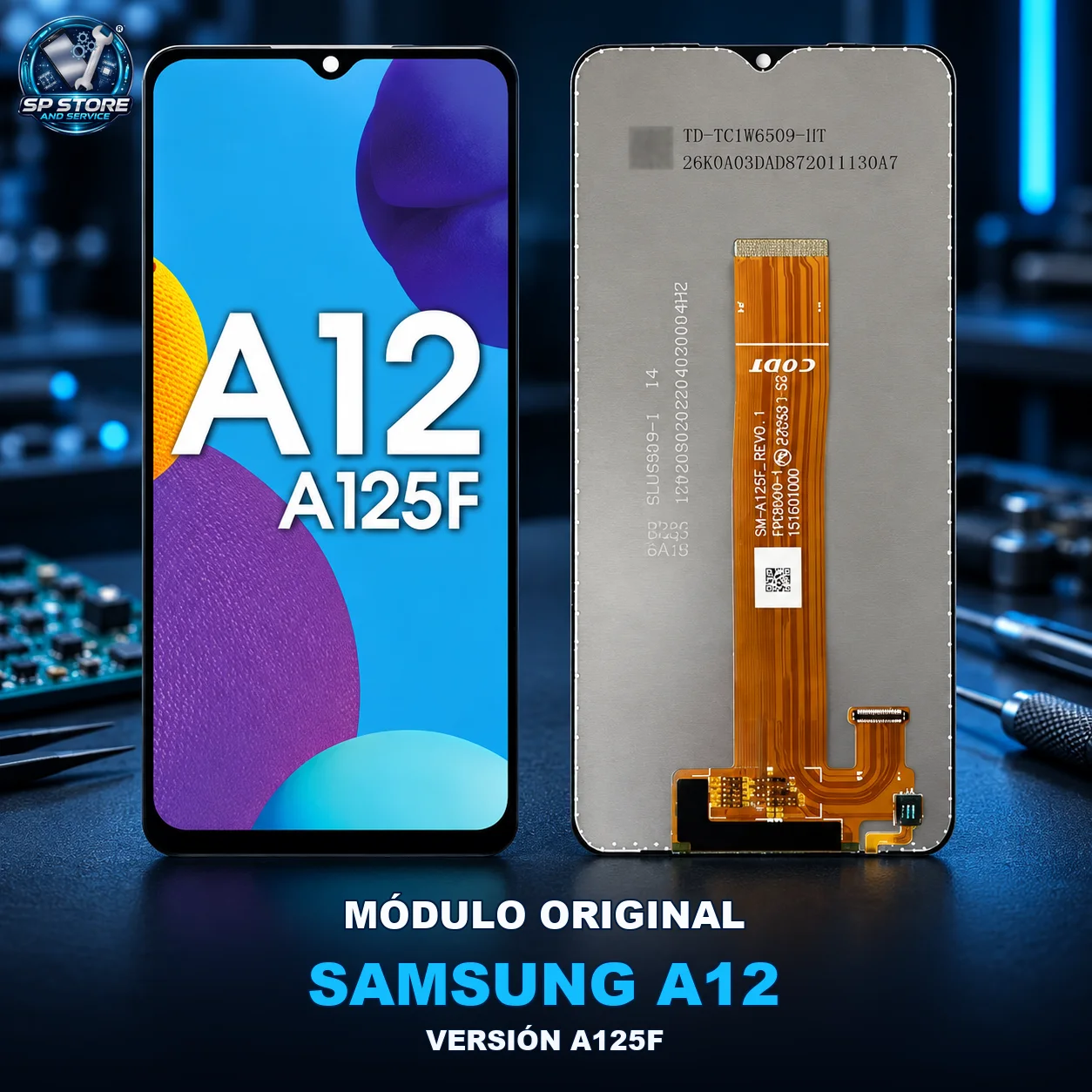 MODULO ORIGINAL SAMSUNG A12 (A125F) — SM-A125F/M