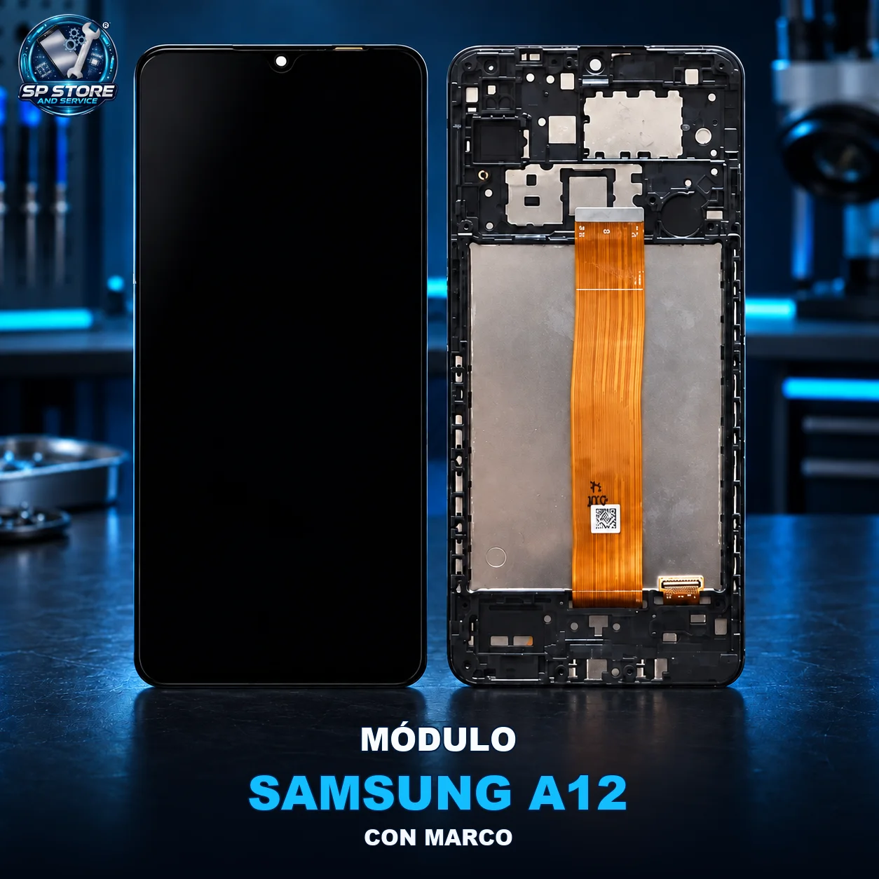 MODULO UNIVERSAL SAMSUNG A12 CON MARCO