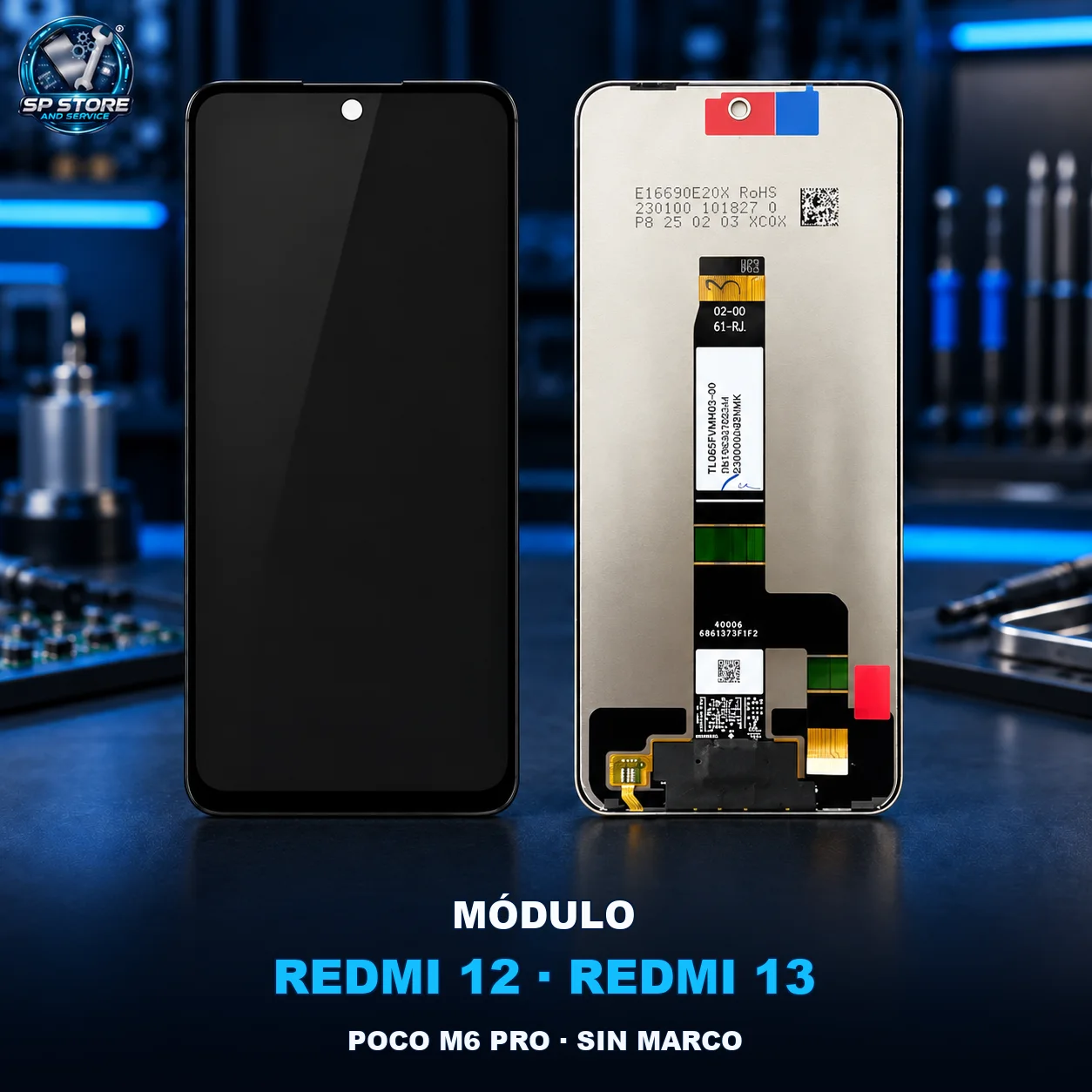 MODULO REDMI 12/ 13 /POCO M6 PRO