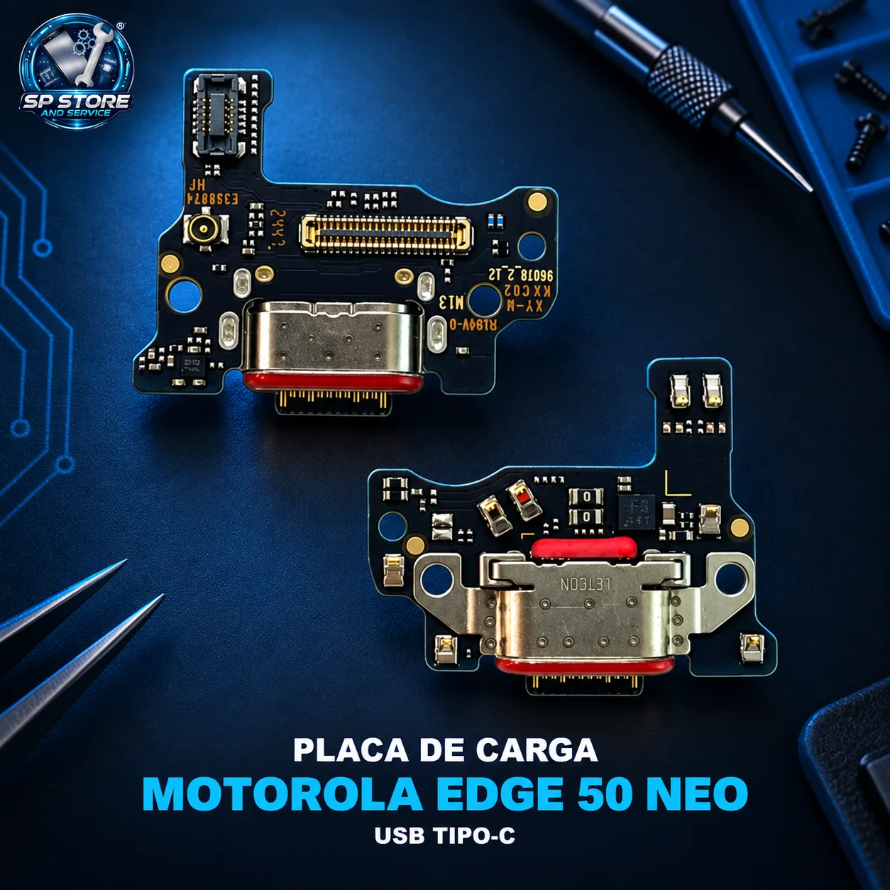 PLACA CARGA MOTOROLA EDGE 50 NEO — XT2409