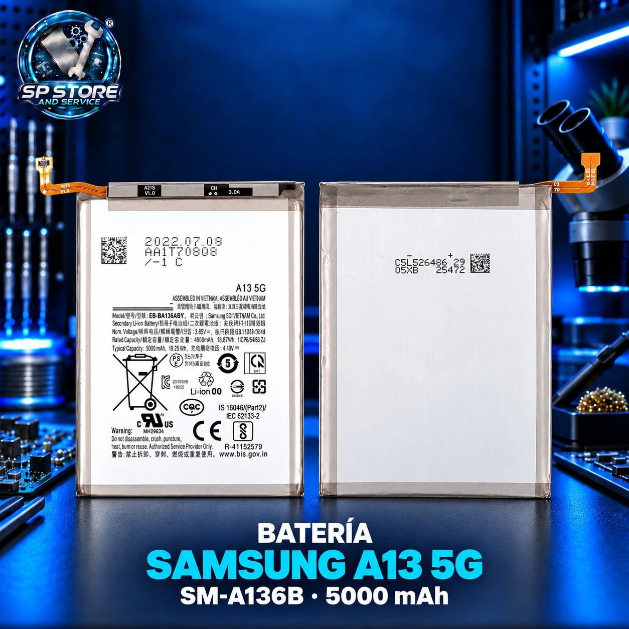 BATERÍA SAMSUNG A13 5G — SM-A136B