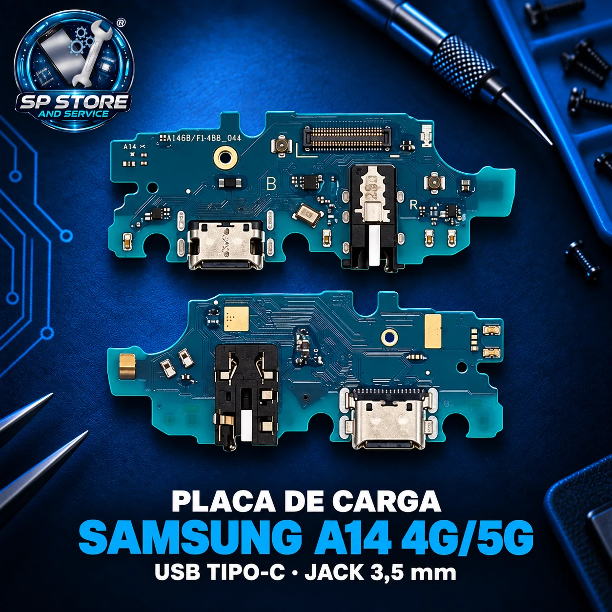 PLACA CARGA SAM A14 4G (A145)/ A14 5G(A146)