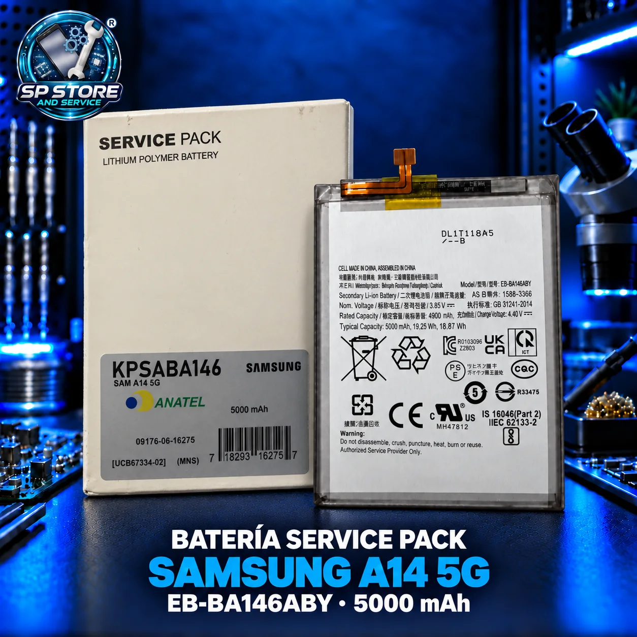BATERÍA SAMSUNG A14 SERVICE PACK