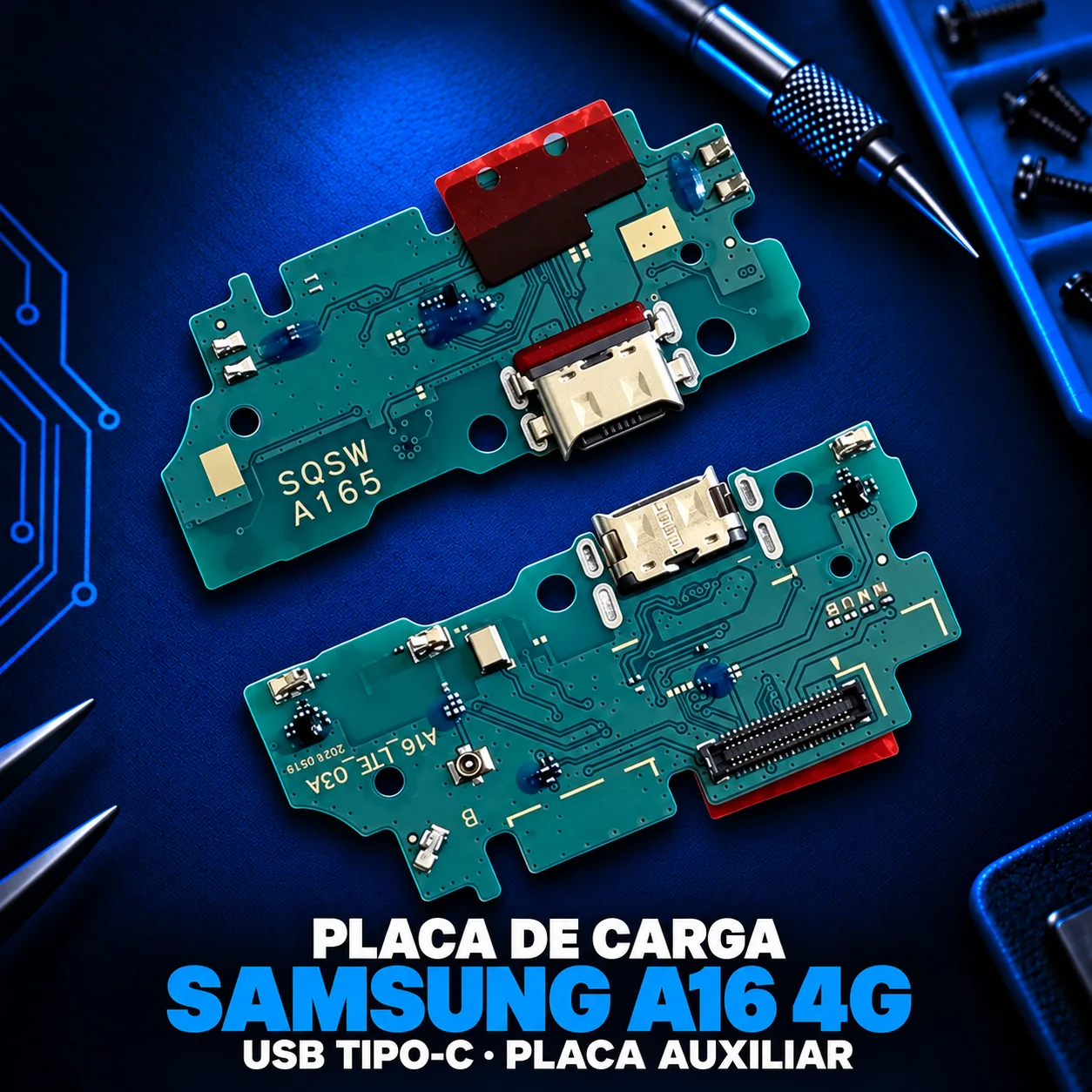 PLACA CARGA SAM A16 4G — SM-A165F