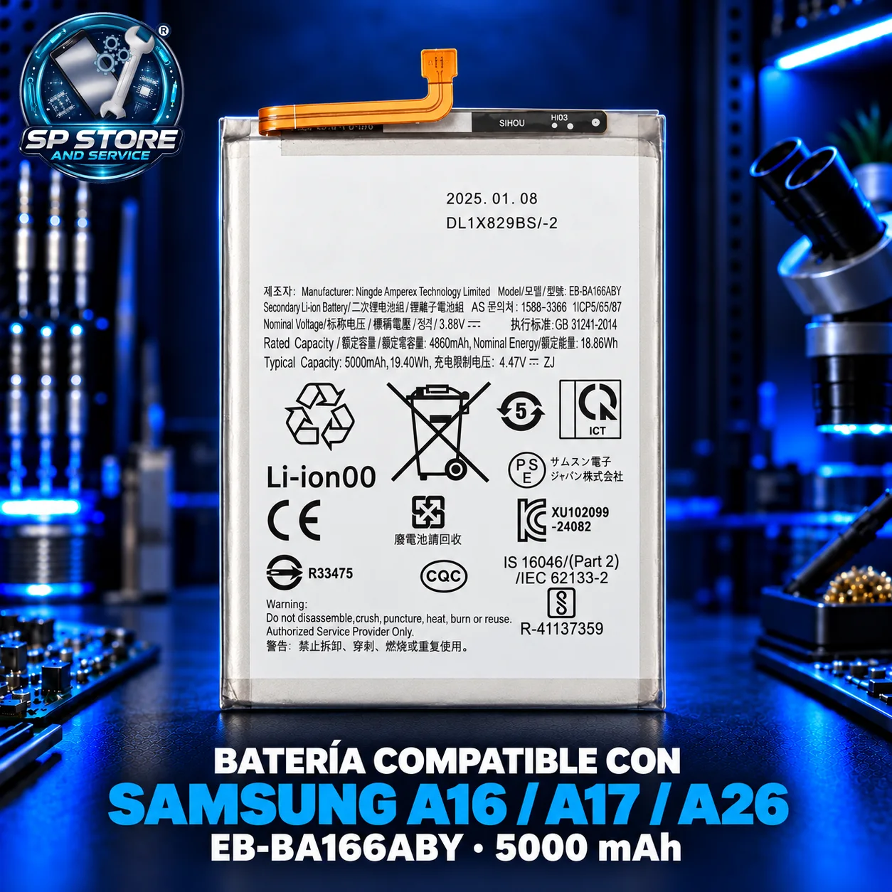 BATERIA SAMSUNG A16/17/26